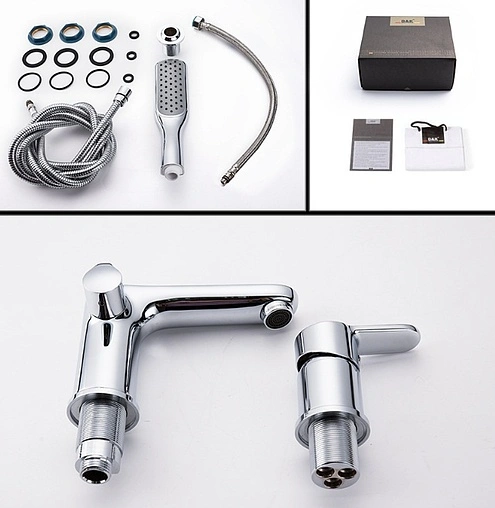 Смеситель на борт ванны на 3 отверстия D&amp;K Rhein Marx хром DA1394941