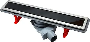 Лоток душевой Set 300мм h=52мм 0.8л/сек Pestan Confluo Premium Black Glass Line 300 13000290 Лоток душевой Set 300мм h=52мм 0.8л/сек Pestan Confluo Premium Black Glass Line 300 13000290, 3