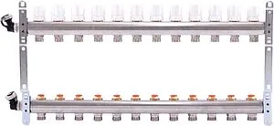 Группа коллекторная распределительная 12 отводов 1"в/в x ¾"ек Uni-fitt 451I4312 Группа коллекторная распределительная 12 отводов 1"в/в x ¾"ек Uni-fitt 451I4312, 4
