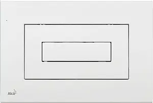 Клавиша смыва для унитаза AlcaPlast M470 белый глянцевый, 1