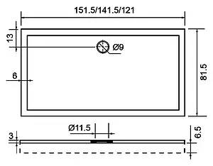 Поддон для душа Aquanet Gamma 176905 Поддон для душа Aquanet Gamma 176905, 2