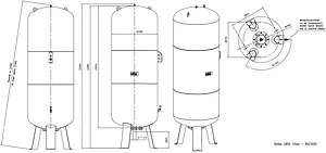 Расширительный бак Reflex G 800л 10 бар 8523005 Расширительный бак Reflex G 800л 10 бар 8523005, 2