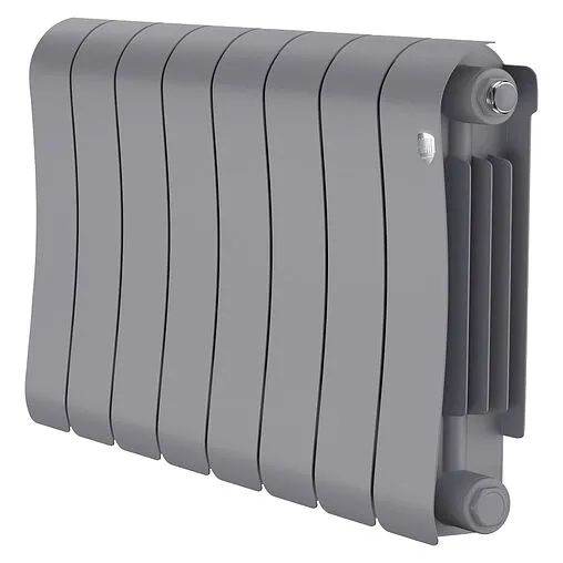 Радиатор биметаллический 8 секций Royal Thermo Infinity 300 Silver Satin RTISS30008