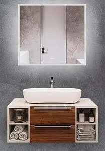 Зеркало с подсветкой Terminus Сицилия 70x80 с подогревом 4673735600188 Зеркало с подсветкой Terminus Сицилия 70x80 с подогревом 4673735600188, 1