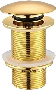 Выпуск автоматический для раковины с переливом Cezares золото CZR-SAT1-03/24 Выпуск автоматический для раковины с переливом Cezares золото CZR-SAT1-03/24, 1