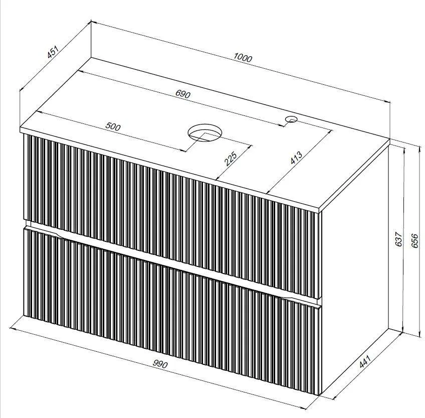 Тумба-умывальник Aquanet Джейн 100 белый матовый 00313288+