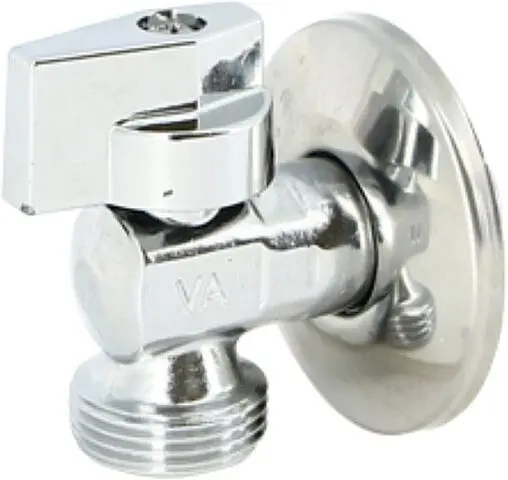 Кран шаровый угловой для бытовой техники ½"н x ¾"н Uni-fitt 181A2300