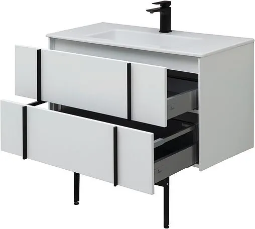 Тумба под умывальник подвесная Allen Brau Reality 90 белый 1.32006.WM