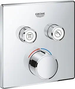Смеситель для ванны скрытого монтажа Grohe Grohtherm SmartControl хром 29148000, 1