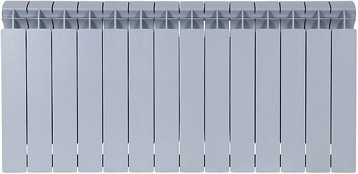 Радиатор биметаллический 14 секции Global Style Plus 500 серый