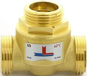 Трехходовой термостатический антиконденсационный клапан 1&quot; Kvs 6.5 Uni-Fitt 359G6074, 2