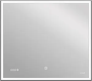 Зеркало с подсветкой Cersanit Led 80 с подогревом чёрный KN-LU-LED011*80-d-Os Зеркало с подсветкой Cersanit Led 80 с подогревом чёрный KN-LU-LED011*80-d-Os, 1