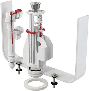Комплект арматуры для бачка двухрежимный ⅜" пластик нижний AlcaPlast SA08AS ⅜" CHROM Комплект арматуры для бачка двухрежимный ⅜" пластик нижний AlcaPlast SA08AS ⅜" CHROM, 1