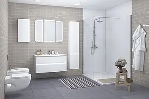 Зеркало с подсветкой Aquaton Астера 95 белый 1A195202AS010, 3