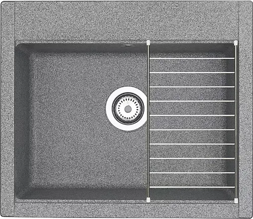 Мойка кухонная Aquaton Делия 60.2 серый 1A715232LD230 Мойка кухонная Aquaton Делия 60.2 серый 1A715232LD230