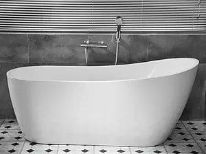 Ванна акриловая отдельностоящая Swedbe Vita 170x72 8816 Ванна акриловая отдельностоящая Swedbe Vita 170x72 8816, 4