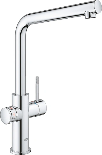 Смеситель для кухни с фильтром и встроенным нагревом воды Grohe Red II Duo хром 30325001