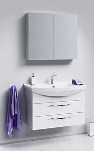 Тумба-умывальник подвесная Aqwella Allegro 85 белый Agr.01.08/2+4620008197357 Тумба-умывальник подвесная Aqwella Allegro 85 белый Agr.01.08/2+4620008197357, 3