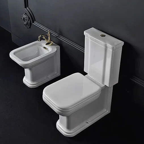 Унитаз-компакт Kerasan Waldorf белый 411701+418101+