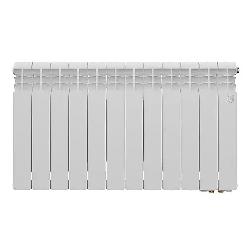 Радиатор биметаллический 12 секций нижнее правое подключение Royal Thermo Vittoria Super 500 2.0 VDR80 Bianco Traffico RTVSVDR250012 Радиатор биметаллический 12 секций нижнее правое подключение Royal Thermo Vittoria Super 500 2.0 VDR80 Bianco Traffico RTVSVDR250012