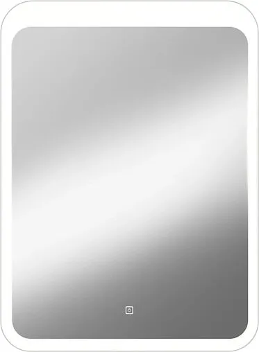 Зеркало с подсветкой Continent Lacio Led 60x80 белый ЗЛП509