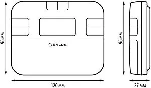 Проводной комнатный терморегулятор Salus Standard белый RT510 Проводной комнатный терморегулятор Salus Standard белый RT510, 2