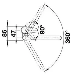 Смеситель для кухни Blanco Jeta хром 519727, 3