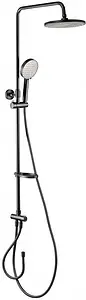 Душевая система без смесителя Swedbe Hermes чёрный матовый 5102B Душевая система без смесителя Swedbe Hermes чёрный матовый 5102B, 1