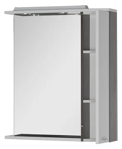 Шкаф-зеркало Aquanet Гретта 75 R белый/венге 00173995