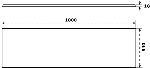 Ванна акриловая Bas Мале 180х80 В 00125 Ванна акриловая Bas Мале 180х80 В 00125