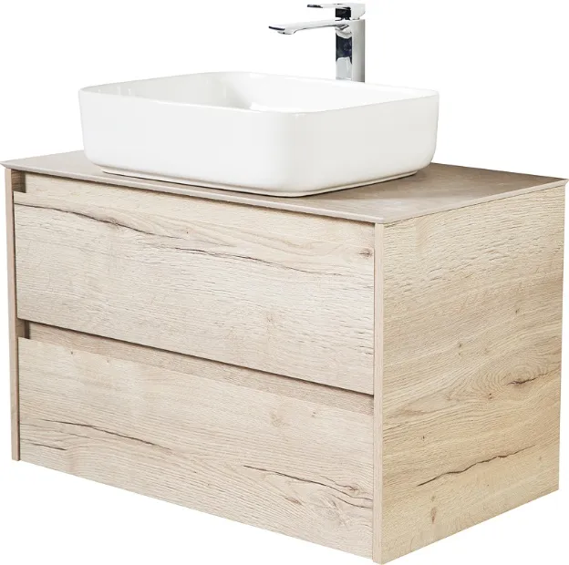 Тумба-умывальник подвесная BelBagno KRAFT 80 Rovere Galifax Bianco KRAFT-800-2C-SO-RGB+, 4