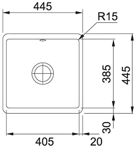 Мойка кухонная Franke Kubus KBK 110-40 жемчужный серый 126.0380.351