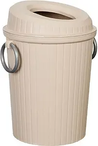 Ведро для мусора Grampus бежевый GR-8387, 1