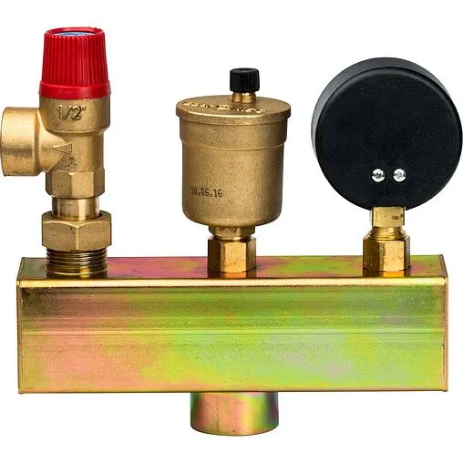 Группа безопасности котла до 50 кВт 1&quot; 3 бар Stout SVS-0004-015025