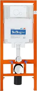 Комплект 5 в 1 BelBagno Genova BB1102CH/BB1102SC/BB002-80/BB014-SR-BIANCO с кнопкой белый глянцевый Комплект 5 в 1 BelBagno Genova BB1102CH/BB1102SC/BB002-80/BB014-SR-BIANCO с кнопкой белый глянцевый, 5
