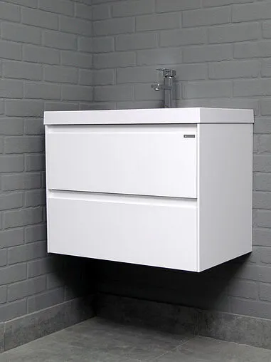 Тумба под умывальник подвесной Домино Verona 70 белый DV2502T