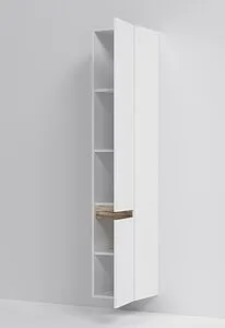 Шкаф-пенал подвесной Am.Pm X-Joy 30 R белый/светлое дерево M85ACHR0306WG, 4