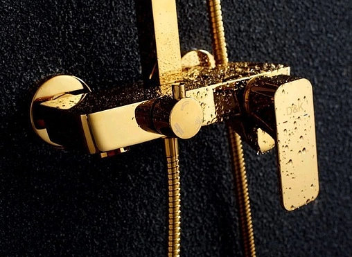 Душевая система со смесителем для ванны D&amp;K Berlin.Tourto золото DA1433703A01