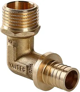 Уголок аксиальный переходной 16мм x ½&quot;н Valtec VTm.453.BG.001604, 1