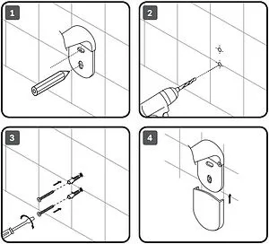 Полка Am.Pm X-Joy хром A8434900 Полка Am.Pm X-Joy хром A8434900, 3
