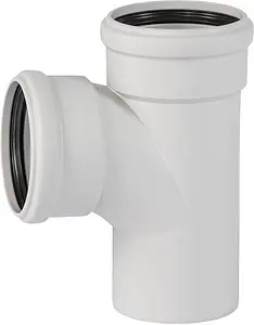 Тройник внутренний бесшумный D=110x110мм Угол 87° Ostendorf Skolan Safe SKEA 335400, 1