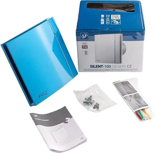Вентилятор вытяжной Soler &amp; Palau SILENT-100 CZ BLUE DESIGN 4C
