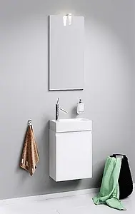 Зеркало с подсветкой Aqwella Leon-MP 40 белый Ln-MP.02.04/W, 3