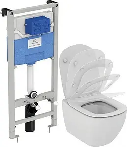 Комплект 4 в 1 Ideal Standard Tesi Rimless T355101PT15, 3