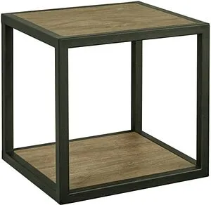 Полка Aquaton Лофт Фабрик дуб кантри/чёрный 1A242703LTDY0, 1