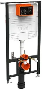 Комплект 5 в 1 VitrA S10 Spinflush 9842B003-7206 с кнопкой Uno 720-0280EXP хром глянцевый Комплект 5 в 1 VitrA S10 Spinflush 9842B003-7206 с кнопкой Uno 720-0280EXP хром глянцевый, 5