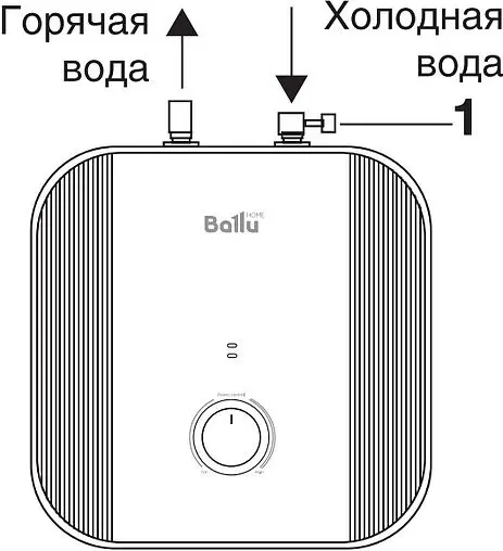 Водонагреватель накопительный электрический Ballu BWH/S 10 Capsule Plus U