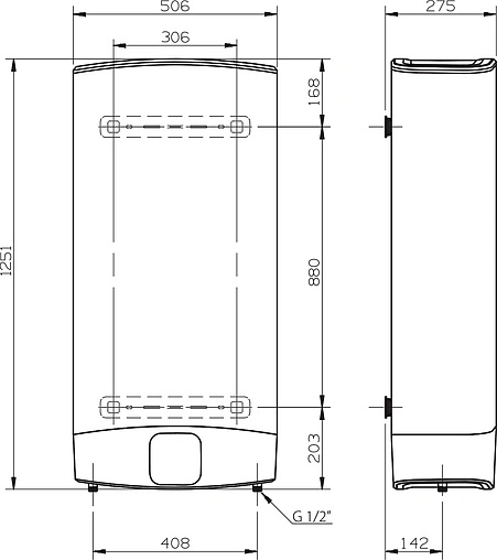 Водонагреватель накопительный электрический Ariston ABS VLS EVO WI-FI 100 3700457