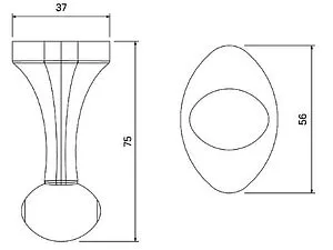 Крючок IDDIS Male хром MALSS10i41 Крючок IDDIS Male хром MALSS10i41, 2