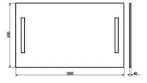 Зеркало с подсветкой Comforty Жасмин 120 00004140518CF Зеркало с подсветкой Comforty Жасмин 120 00004140518CF, 2